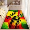 Reggae Art Guitar Carpet suitable as a non-slip mat for the living room or bedroom sofa