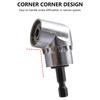 105 Degree Right Angle Driver Drilling and Driving Power Screwdriver Drill Attachment Adapter 1/4inch Hex Quick Changes