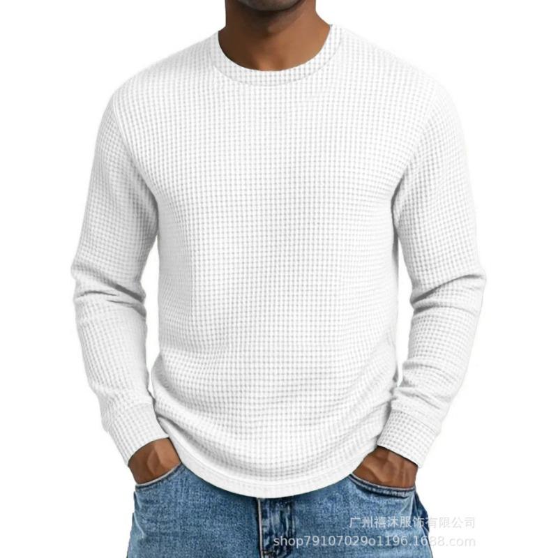 Mens Slim Fit Long Sleeve Crew Neck Casual Autumn Sweatshirt S