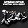 Thin Wall Design Short Socket Set 6 Point Metric 4mm To 14mm Wrench Accessories Furniture Assembly Tool for Tight Space