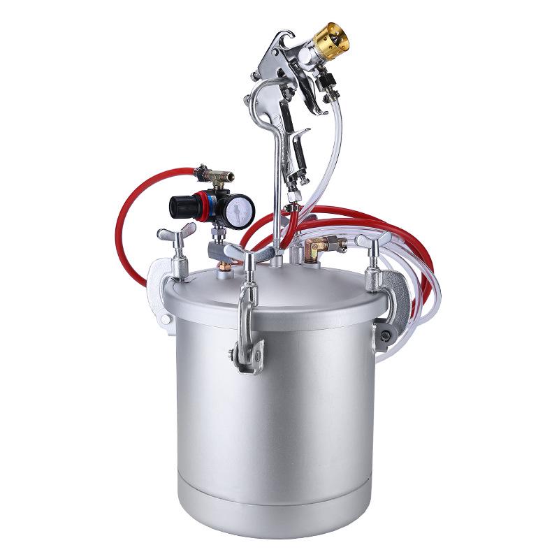 2L/10L Multicolor Latex Paint Spray Gun with Pressure Pot for Marble Imitation