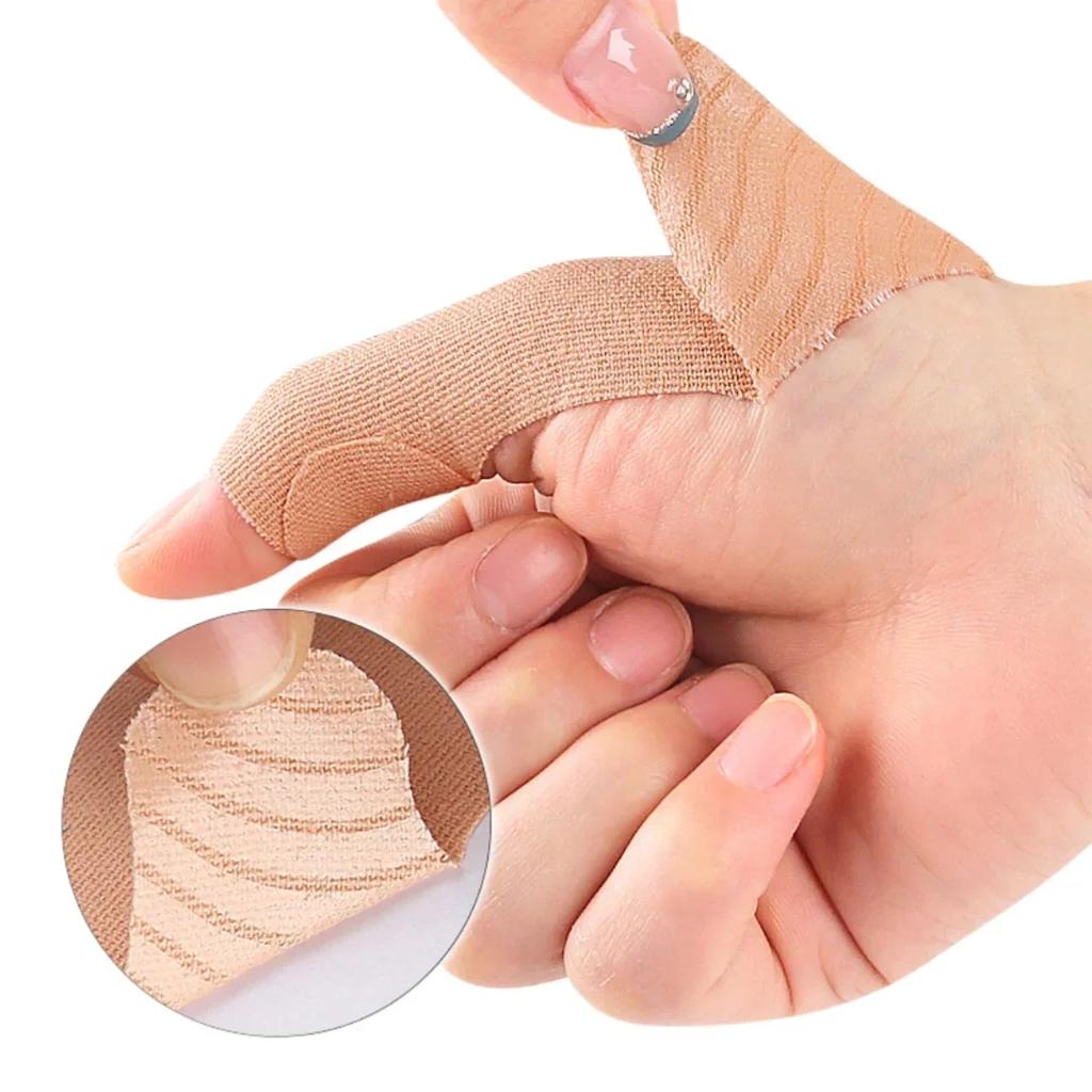 10 Pezzi Patch Protettiva per Dita a Forma di H Nastro di Supporto per Pollice Benda per Guaina Tendinea per Sollievo dal Dolore