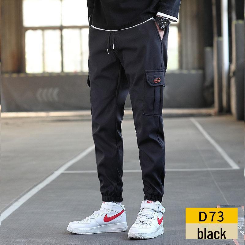 

2024 Узкие летние мужские повседневные шаровары - Легкие спортивные брюки L