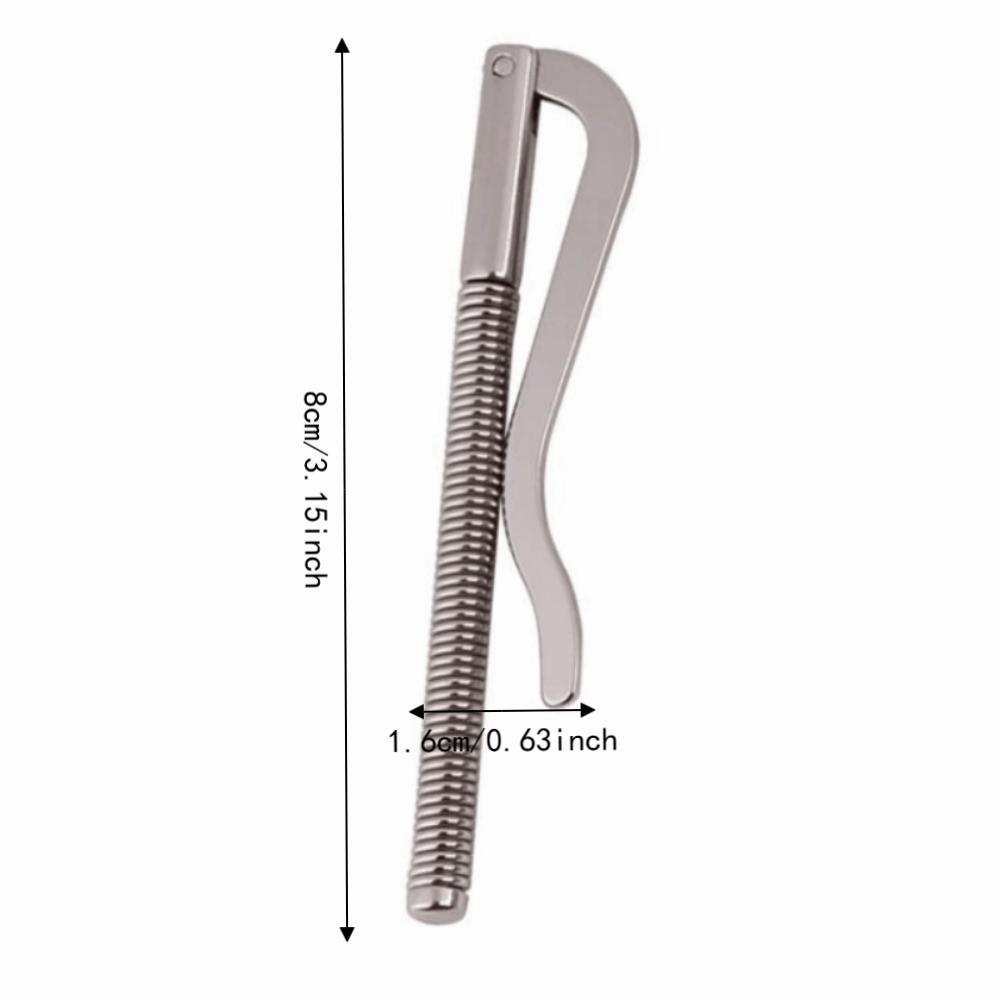 5pcs Silver Tone Money Spring Clip 5 Pcs DIY Wallet Clip Money Clip Wallet For Leather Purse