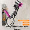 Flexible Hair Dryer Holder With Extending Arm And Tight Hold Works With All Hair Dryers M4YD