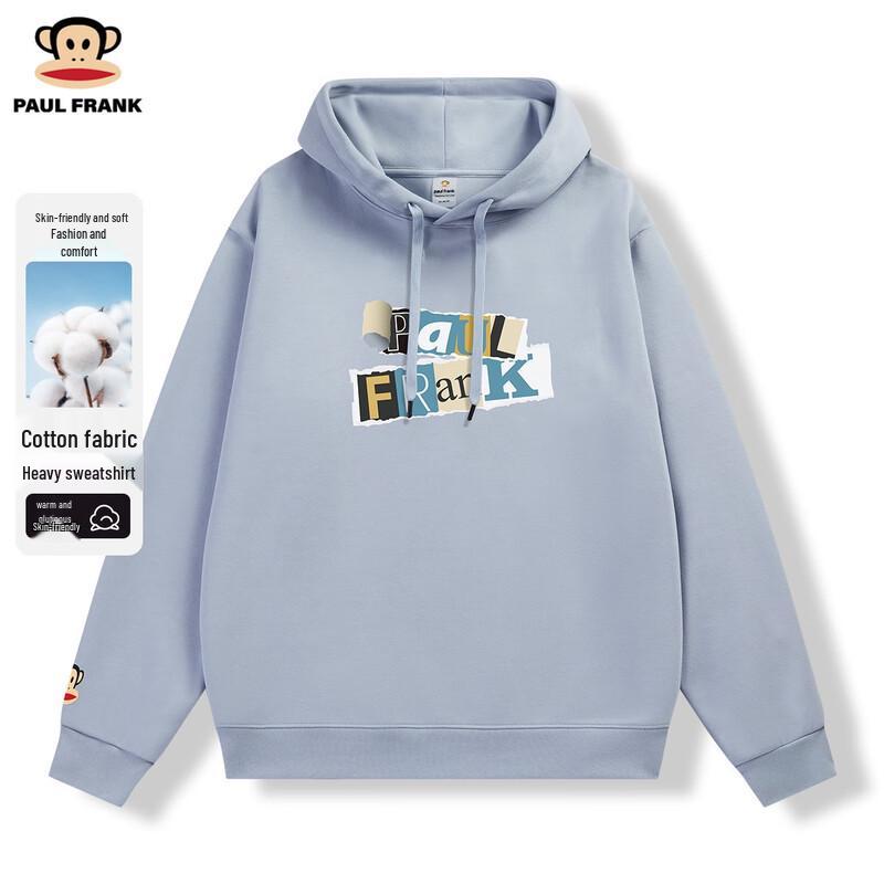 Paul Frank American Retro Heavyweight Loose Couple Hooded Sweatshirt