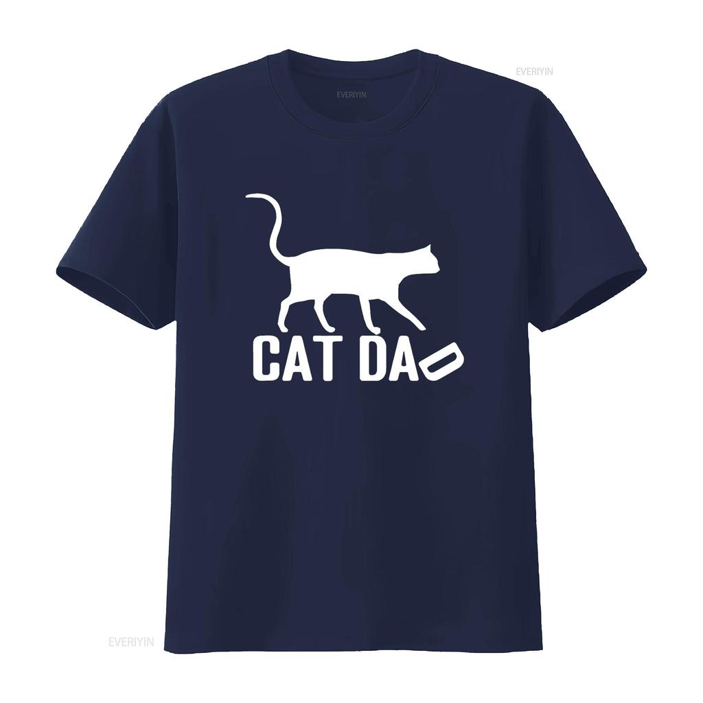 Cat Dad T Shirt Perfect for Father s Day vintage Washed Breathable Stylish Unisex Top For Everyday Wear Casual Stretched