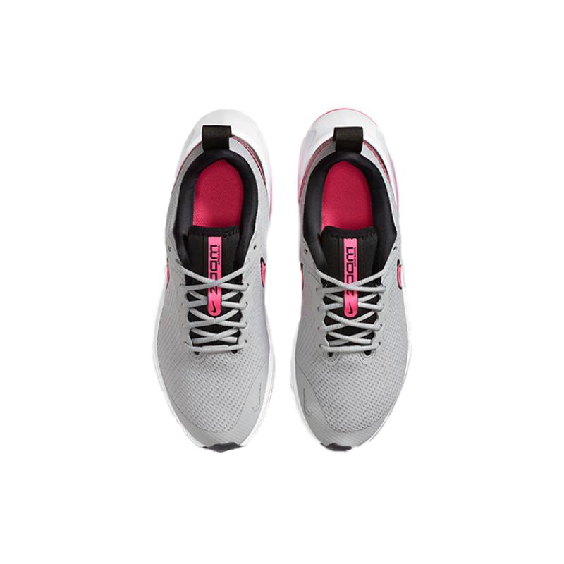 Nike Air Zoom Arcadia Abrasion Resistant Low top Kids' Running Shoes Gray Pink Sneakers CK0715-002