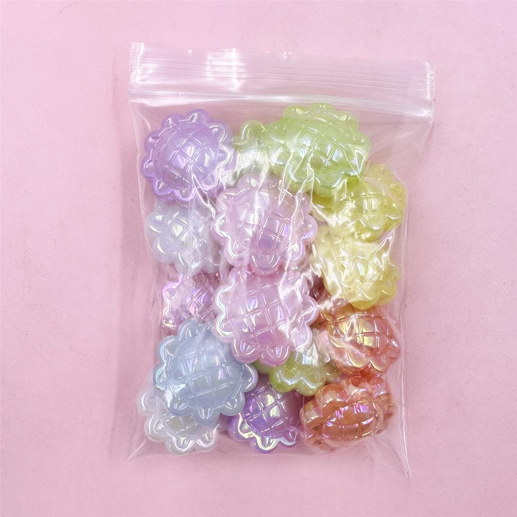 Home Party Supplies Creative Beaded Material Candy Color For Jewelry Making Creative Handmade Material DIY Accessories Sunflower Acrylic With Hole