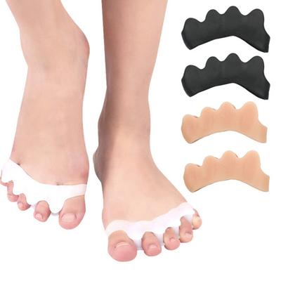 4Pcs Toe Separator Toe Splitter Toe Spacers Silicone Toe Support for Relieve Overlapping Toes Hammer Toe Claw Toe Correct Straighten Toes