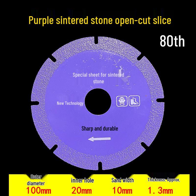 Brazed Diamond Saw Blade for Marble, Stone, Ceramic & Glass Cutting