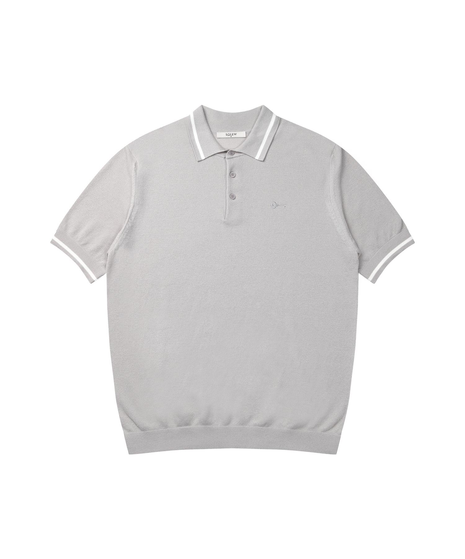 Soru Polo Knit_Gray S