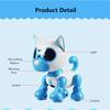 Elektronické LED oči Zvuk Nahrávání spánku Roztomilá hračka Indukční Smart Puppy Robotický pes