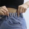 Five Pointed Star Jeans Buttons Adjustable Butterfly Pants Pins Waist Tightening Tool Fixed Brooches Dress Decoration