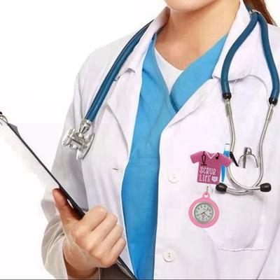 Gift Retractable Watch Brooch Cute Doctor Badge Reel New Nurse Pocket Watches