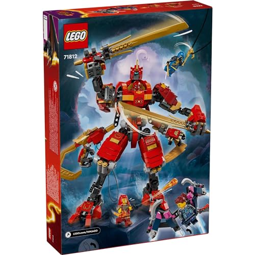 LEGO Ninjago Kai's Ninja Climber Mech Toy - Birthday Present - Building Blocks - Boys and Girls - Ages 9, 10, 11 - Elementary School Students - Battle