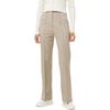Calvin Klein Jeans Autumn Winter Solid High Waist Flared Casual Pants Women Bottoms Beige J224581-PCF