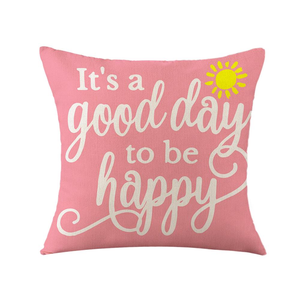 Spring Pillow, Daisy Pillowcase, New Printed Pillow, Office Sofa Pillowcase