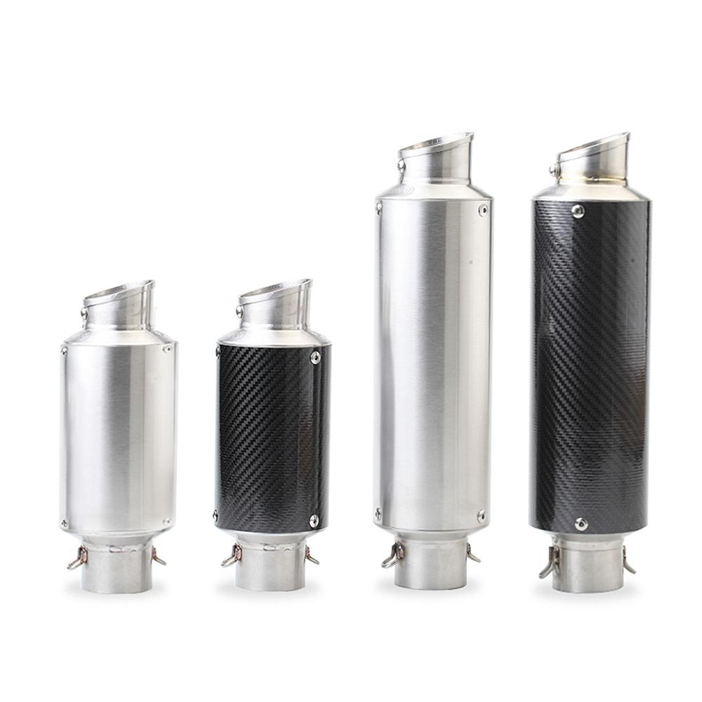 Universal 51mm Motorcycle Exhaust Carbon Fiber Muffler With DB Killer For R15 DUKE125 Z400 R25 Mt15 Cbr500 PCX