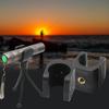 4pcs U Shaped Mount Bracket Fishing Flashlight Holder Universal Light Lamp Clip 1/4in Thread Flashlight Mounting Clamp