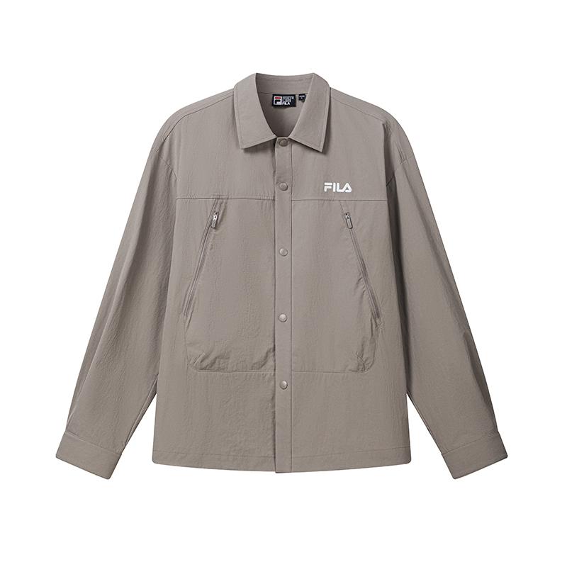 FILA Original Comfortable Fashion Versatile Simple Shirt Men shirts F11M639403FDK
