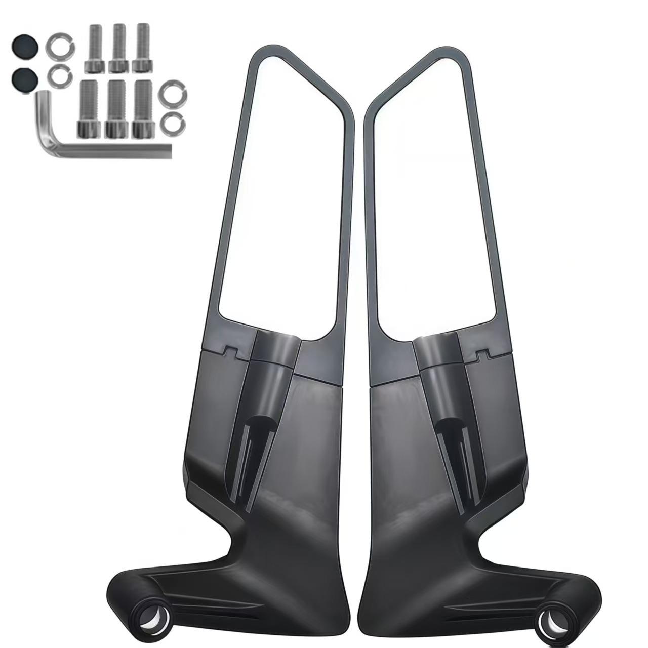 

For YAMAHA MT03 MT07 MT09 MT10 XMAX KTM BMW S1000R Motorcycle Mirrors Stealth Winglets Mirror Kits To Rotate Adjustable Mirrors