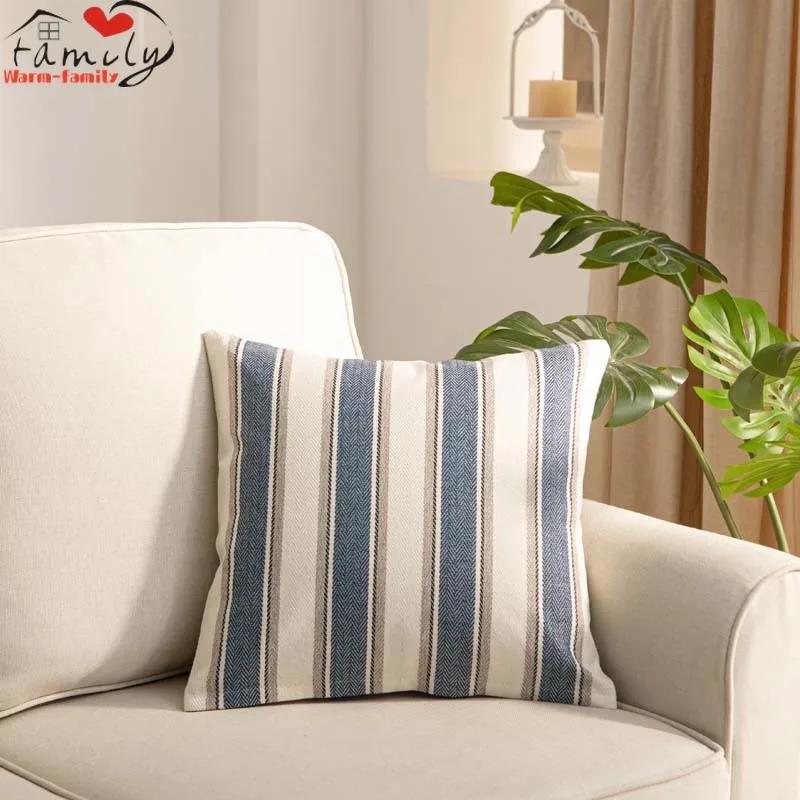 Kissenbezug Heimdekoration Wohnzimmer Kissenbezug Einfarbiger Kissenbezug mit Reißverschluss Baumwolle Leinen für Sofa Auto Stuhl 45x45 40X40