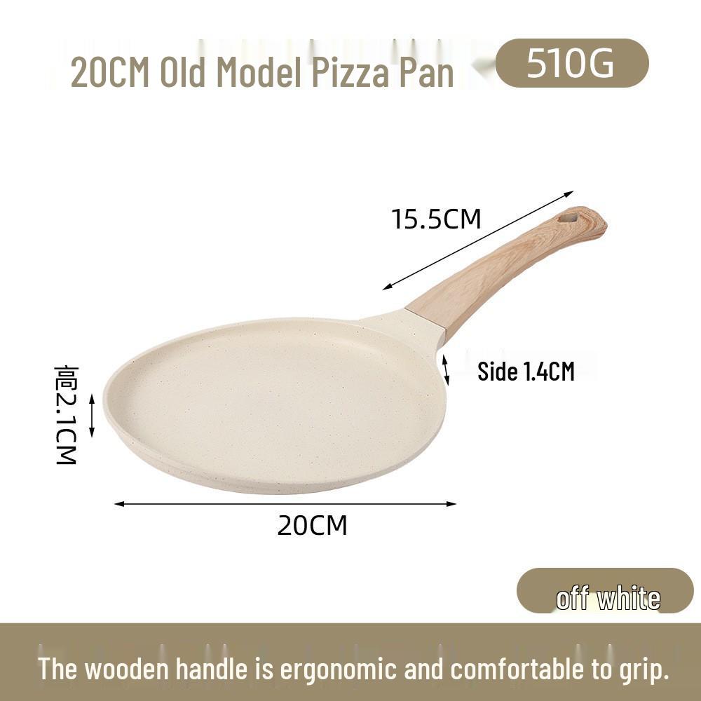 Non-Stick Medical Stone Pan: Ideal for Pizza, Crepes, Steak, Omelettes, and Pancakes