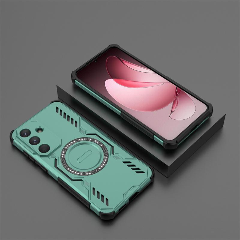 Armor Case For Samsung Galaxy S25 FE Magnetic Adsorption Wireless Charge Back Cover Samsung S25 FE Case For Samsung S25 FE Case