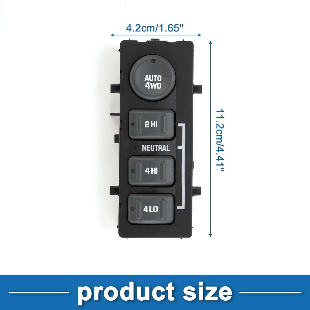4WD Transfer Case Wheel Drive Selector Switch Wheel Drive Switch for Chevrolet Avalanche 1500 2500 Tahoe