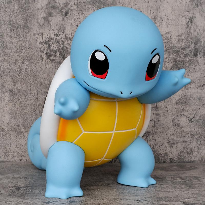 Kawaii Anime  Squirtle Tsundere Ver. PVC Action Figure Game Props Statue Collectible Model Kids Toys Doll Gifts