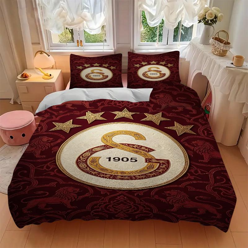 3Pcs Galatasaray Heritage Emblem Bedding Sets For All Sizes New 3D Printed Bed Cover Comforter Duvet Cover Pillowcase Bedroom Decoration