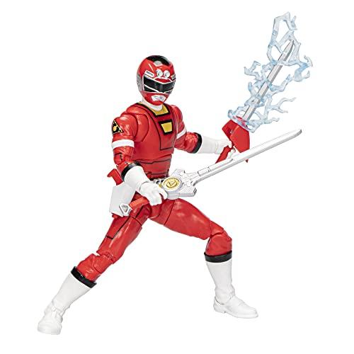 Power Rangers Lightning Collection Turbo Red Ranger 6-inch Premium Collectible Action Figure Toy with Accessories, Ages 4 and Up