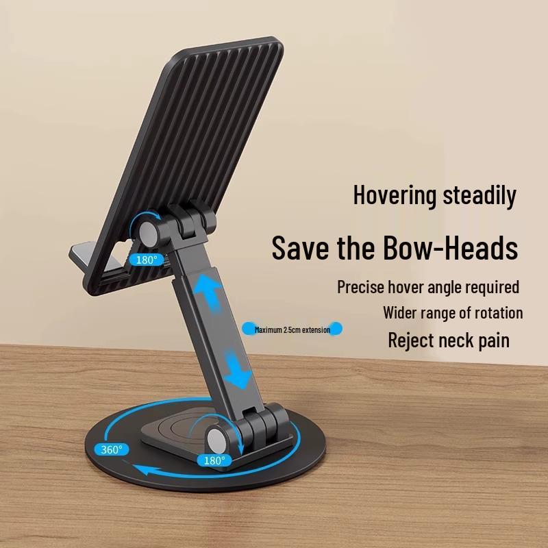 Rotatable and Foldable Desktop Phone Holder Stand with 720° Rotation