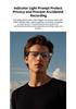 Smart Glasses W630T: AI-Enhanced Chat, Real-time Voice Translation, Photo & Video Recording
