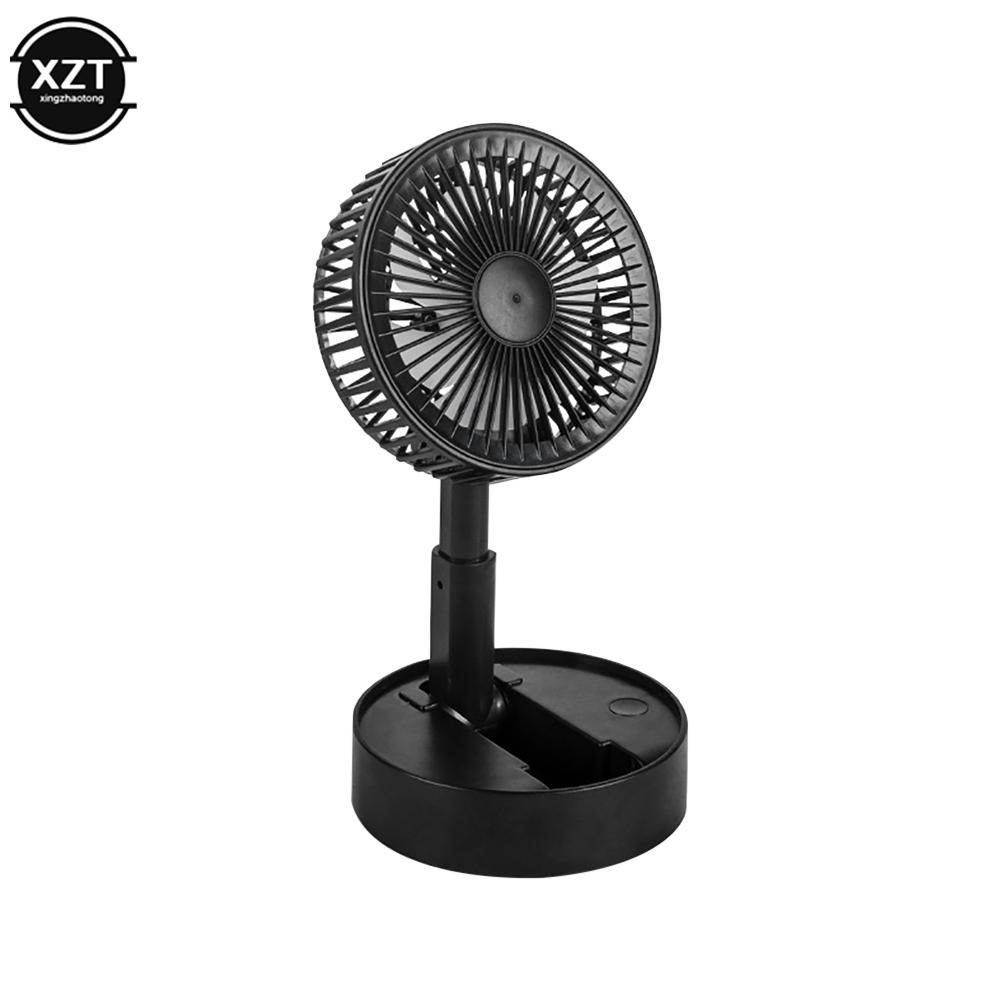 

Висувний та Складаний Портативний Міні-Вентилятор Зарядка USB Розумний Персональний Охолоджувальний Інструмент для Літнього Кемпінгу Охолодження Дому та Офісу чорний