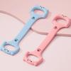 Figure 8 Resistance Band with Handle 40Lbs Men Women 8-Shaped Elastic Exercise Band Yoga Pilates Arm Back Shoulder Training Elastic Rope