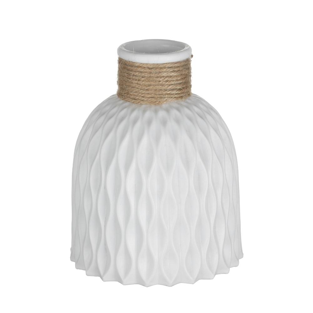 Hot Home Decoration Modern Rattan-like Simplicity Basket Arrangement Plastic Vases Anti-ceramic Flower Vase