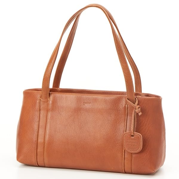 

[Genten] Horizontal Tote Bag, Goat Basic, Cha