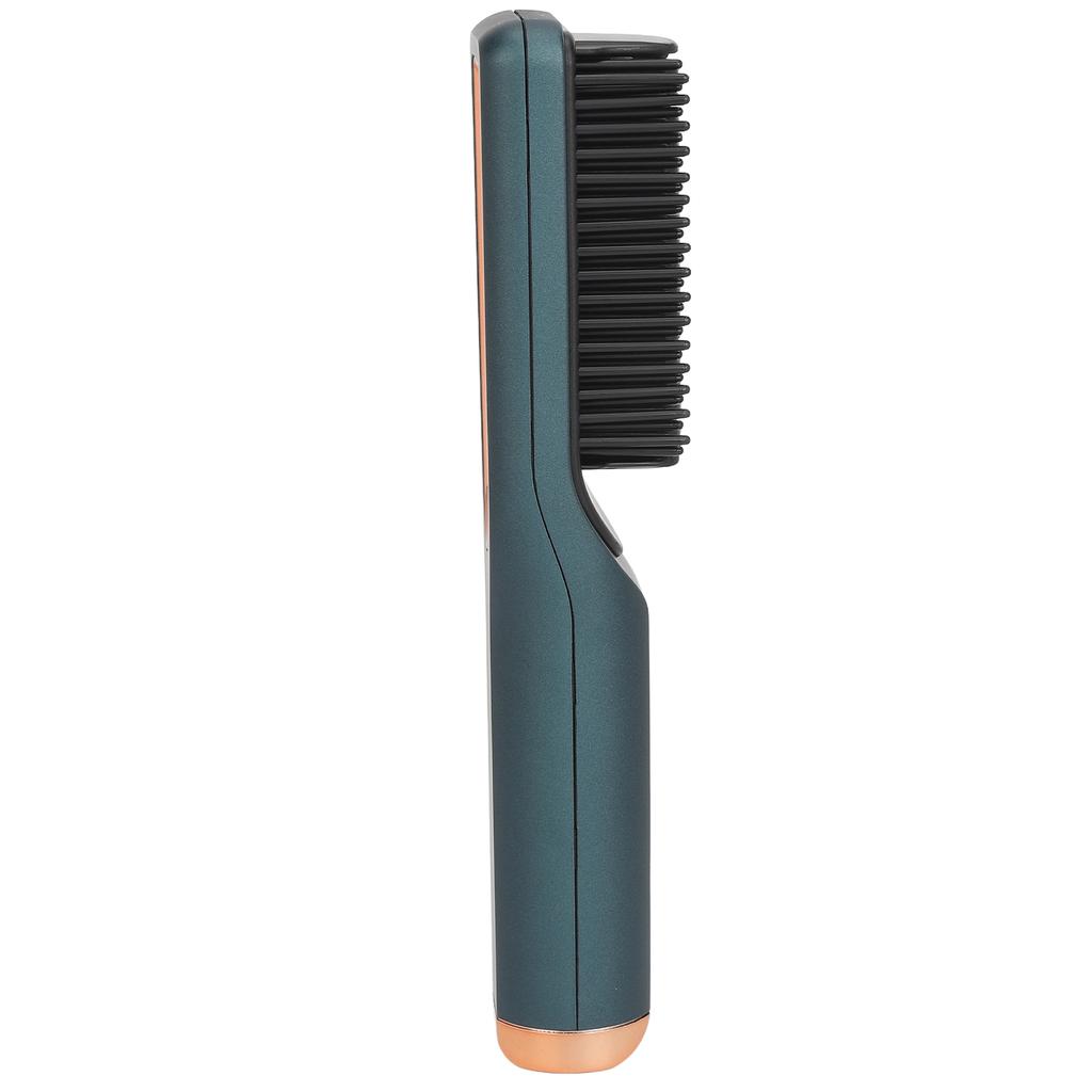 Cordless Hair Straightener Brush 3 Temperature Levels Quick Heating Prevents Scald USB Portable Hair Straightening Comb