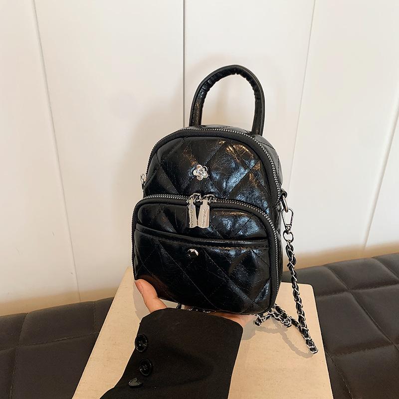 Small Square Bag Women's New Summer Popular Versatile Chain Messenger Bag Fashionable Portable Small Bag