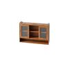 Wardrobe - MUVOE - 90 Cm - Double Sliding Door - Solid Wood - Brown