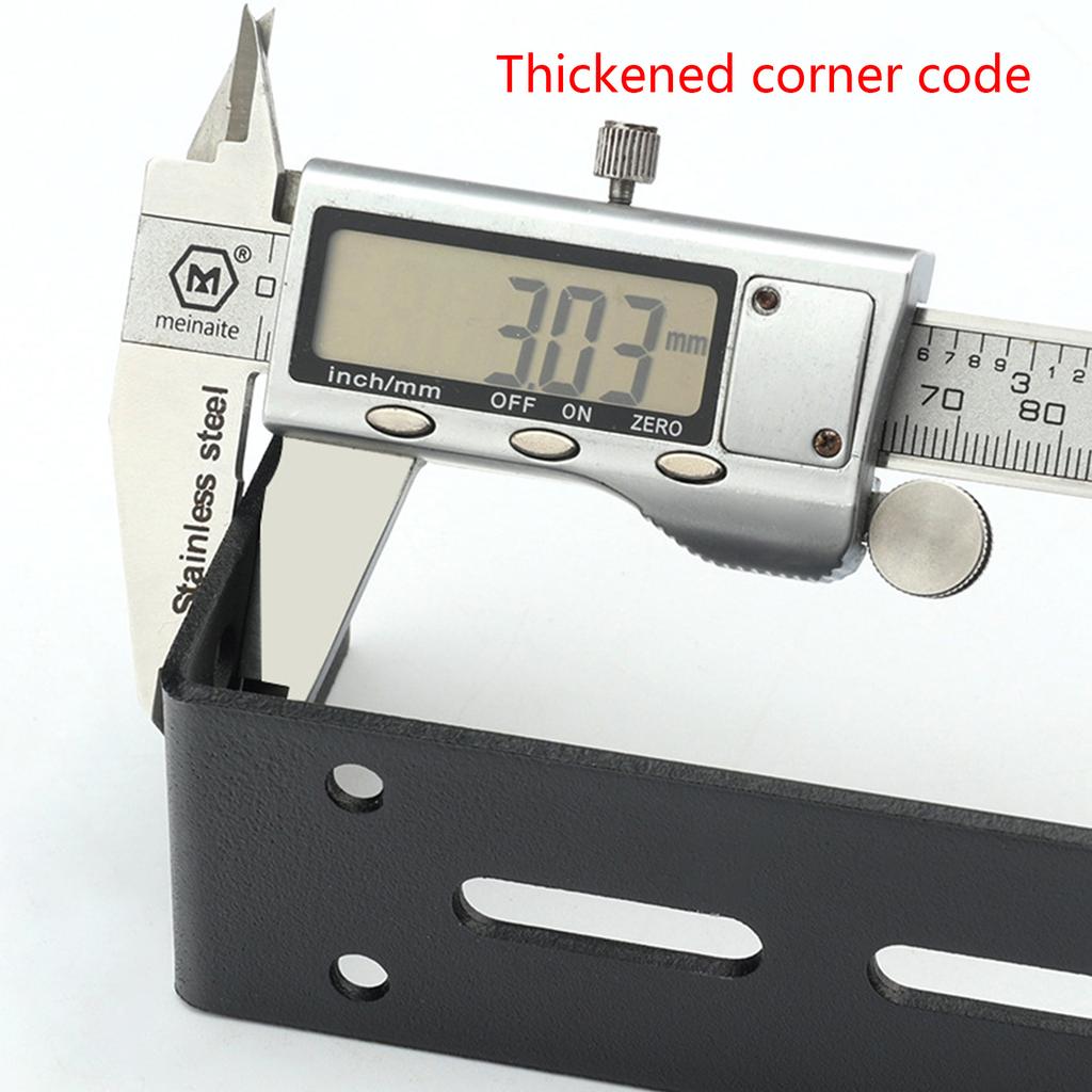 L-Bracket Shelf Support Durable Cold-Rolled Steel Corner Brace Drawer Shelf Wall Bracket Furniture Hardware Sturdy