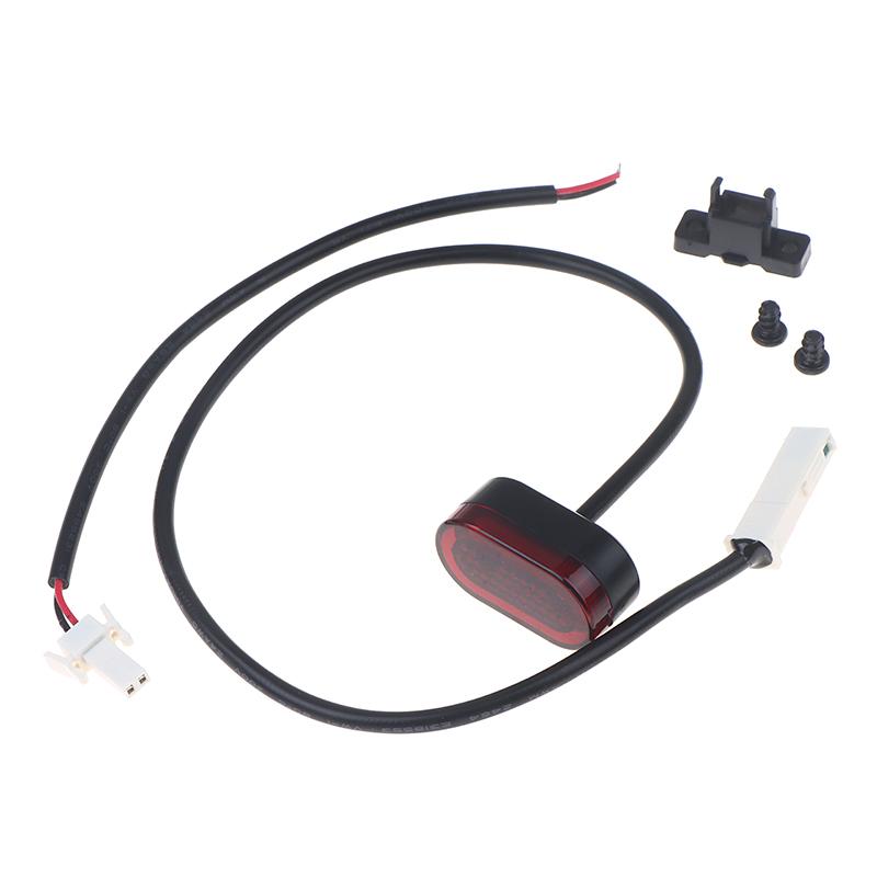 Taillight Safety Warning Brake Stoplight Flashing Light For Xiaomi M365/Pro Electric Scooter Rear Tail Light Cable Buckle Parts