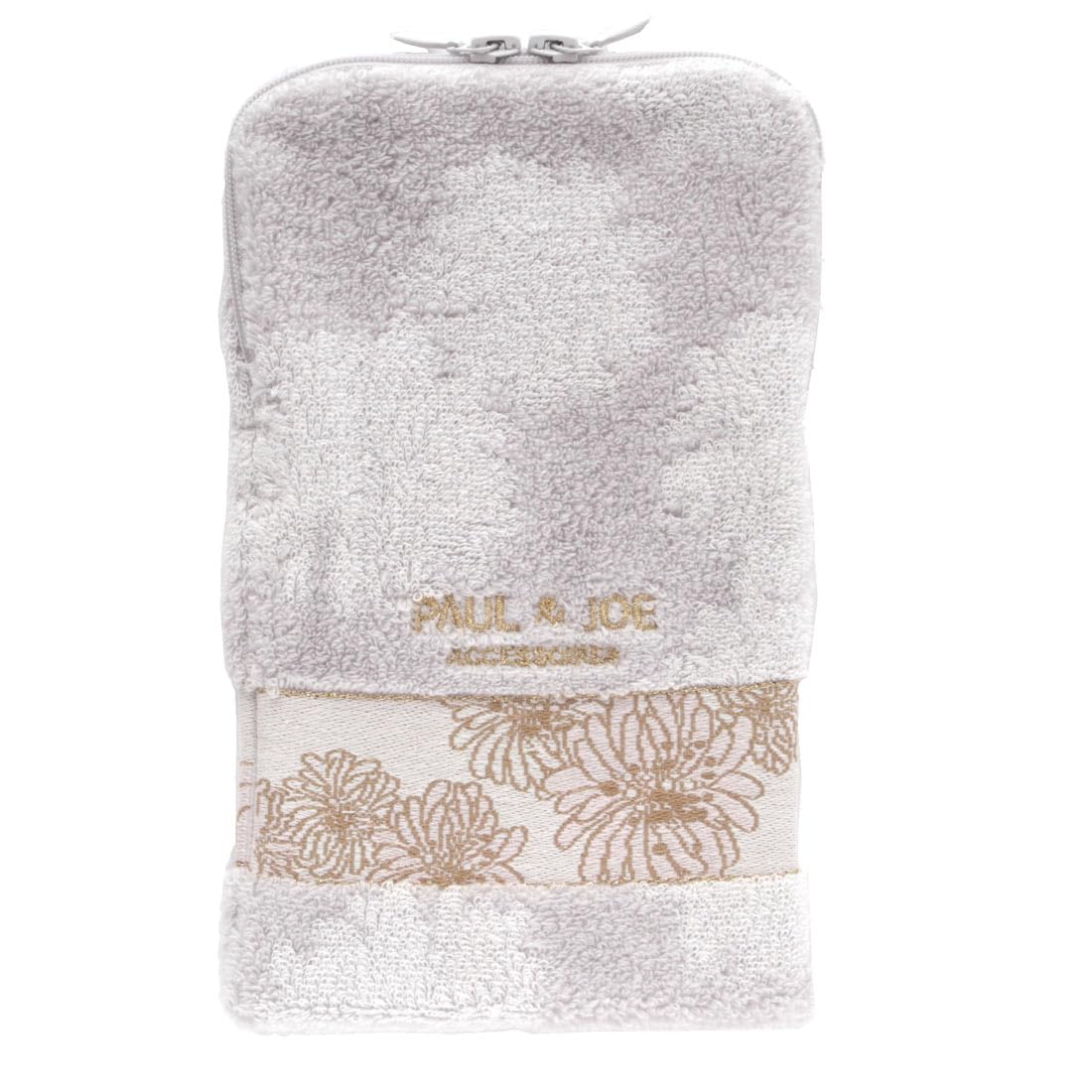 

PAUL JOE Paul Joe Zippered Towel and Bottle Chrysanthemum Hand & ACCESSOIRES & Case, (Gray), Women s, Towel, Approx. 13cm, 001083-0002-02 серый