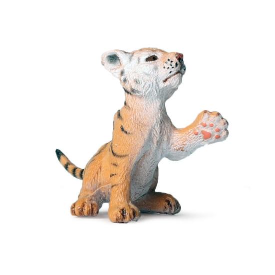 

1/4 шт., детская имитация модной однотонной вечеринки с тигром, домашняя модель, экшн-фигурка, украшение, игрушка, украшение для рабочего стола Playing Tiger