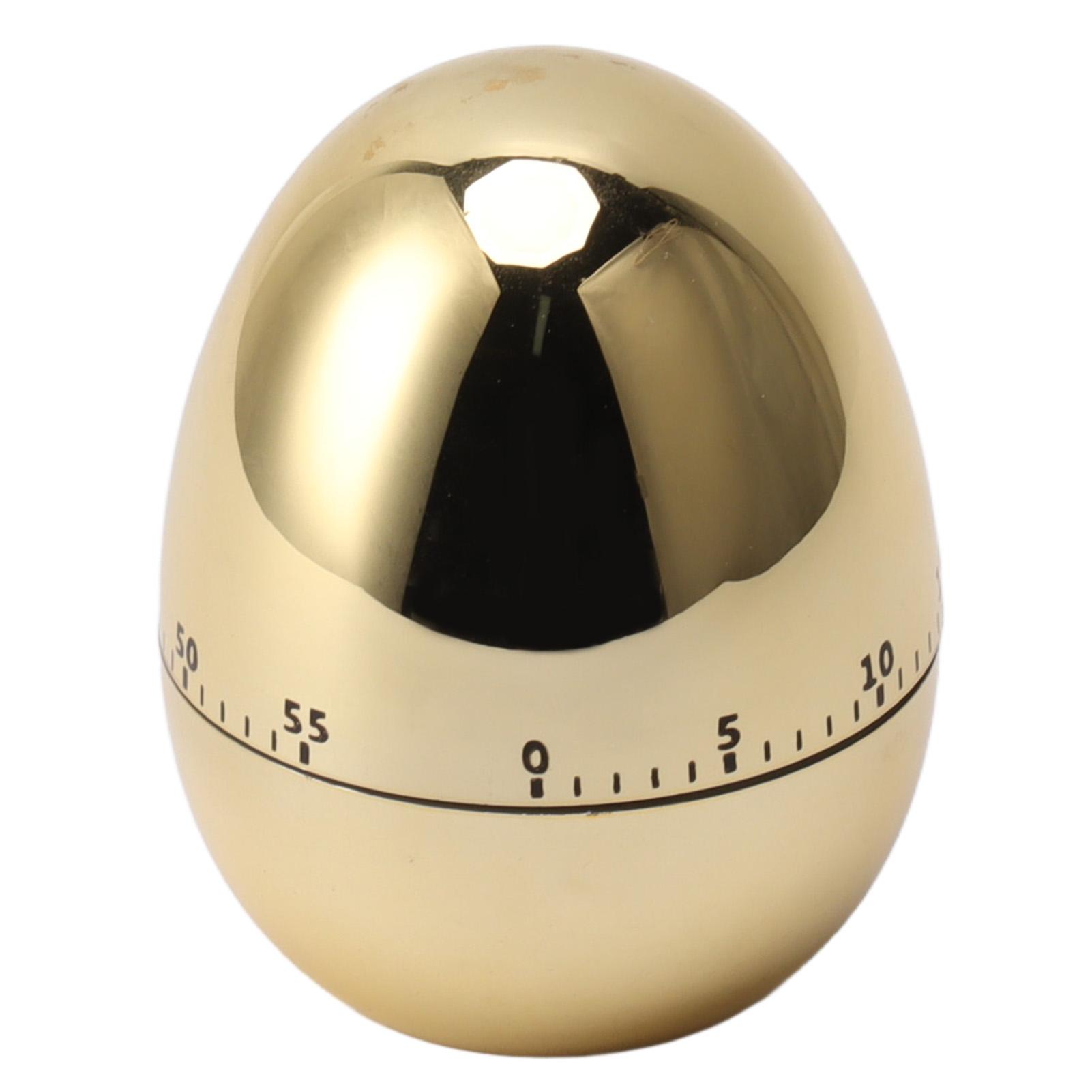 

60 Minutes Egg Model Mechanical Timer Cooking Alarm Clock Manual Timer for Kitchen золотой