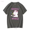 Hospice Nurse T Shirt Life Cat Registered Ideas Nursing School Squad long or short sleeves vintage Washed homme Versatile