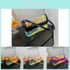 Trendy Transparent Jelly Handbag For Women Stylish Summer Mini Tote Bag In Orange
