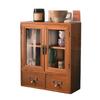 Solid Wood Multi-Layer Desktop Organizer: Office Desk & Cosmetics Storage Rack for Clutter-Free Spaces